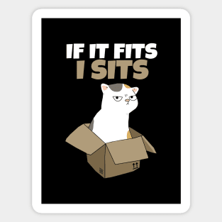 If it fits I sits Sticker